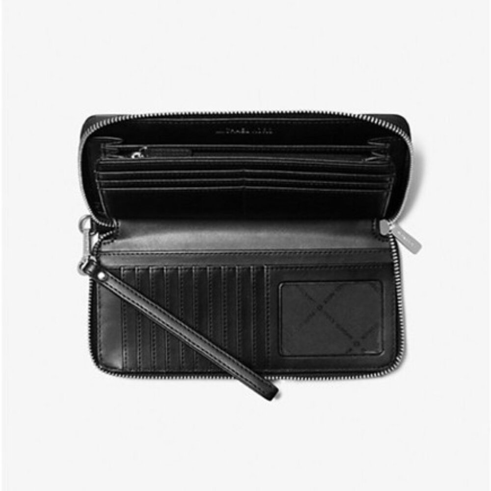 MICHAEL KORS Jet Set Travel Zebra Print Calf Hair Continental Wallet NWT - Picture 3 of 5